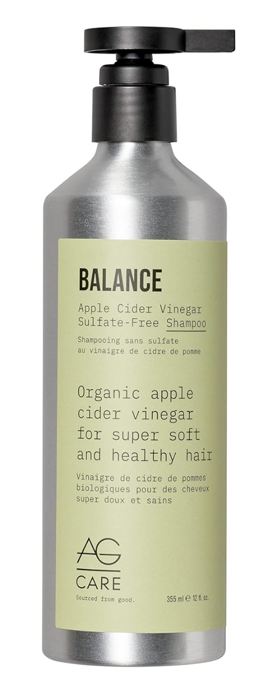 AG Care Balance Apple Cider Vinegar Sulfate-Free Shampoo, 12 Fl Oz