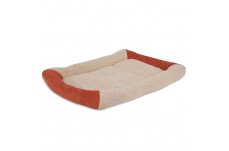 Aspen Self Warming Bolster Dog Mat Barn Red, Cream 1ea/23,5 in X 16,5 in