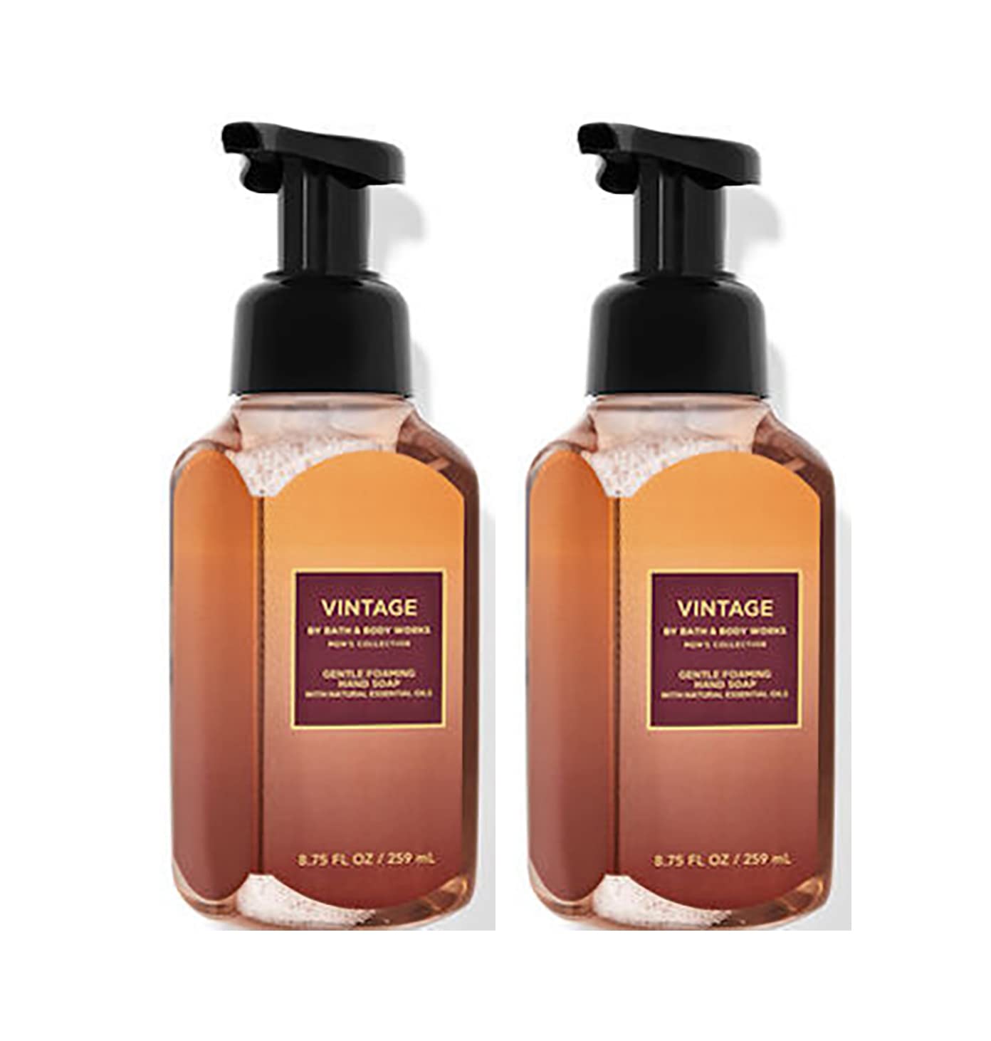 Bath & Body Works Vintage Gentle Foaming Hand Soap 8.75 Ounce 2-Pack (Vintage)