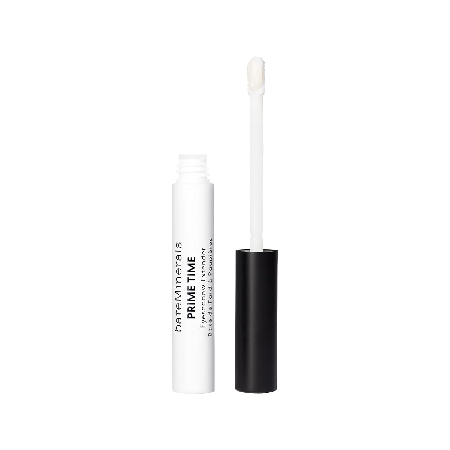 bareMinerals Prime Time Eyeshadow Extender, Primes + Smooths Eyelids For Eyeshadow Application, 24-Hour Wear, Crease-Proof, Waterproof, Vegan