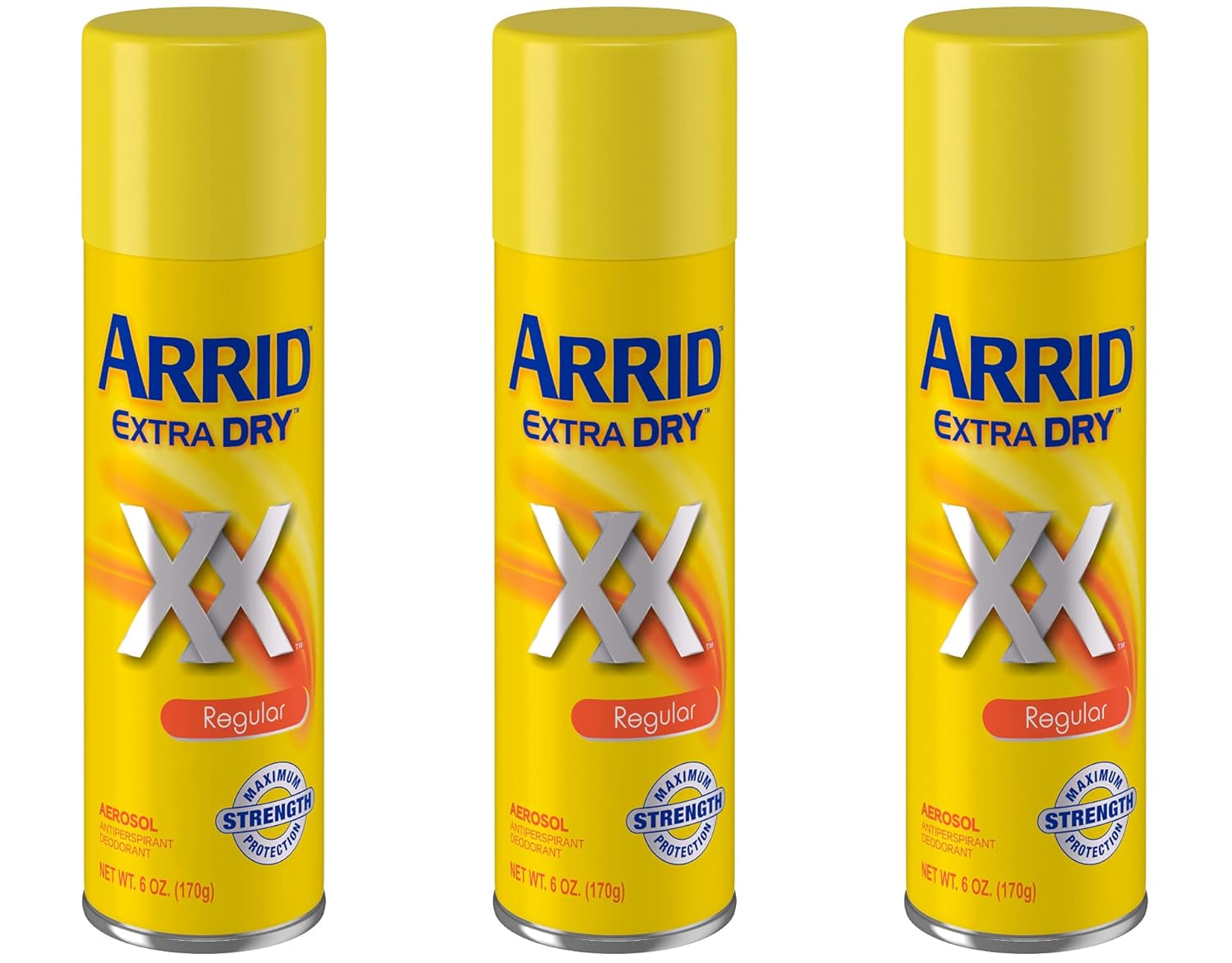 Arrid Arrid Extra Dry Antiperspirant Deodorant Spray Regular (Pack of 3)