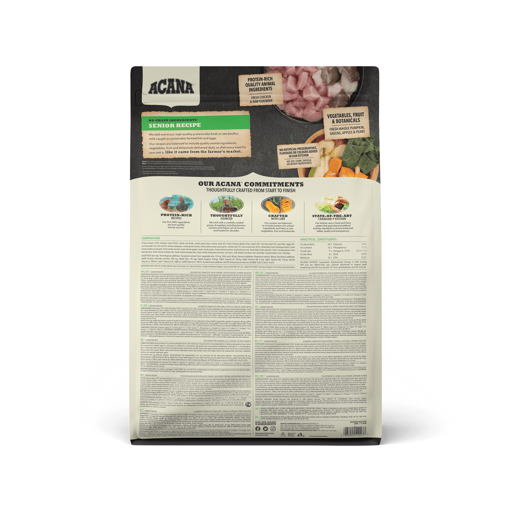 Acana Senior Dry Dog Food Recipe