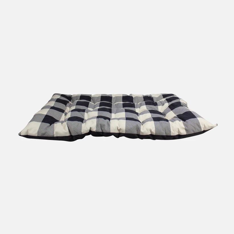 Be One Breed Black Plaid Dog Bed