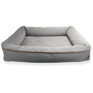 Be One Breed Snuggle Dog Bed Light Grey